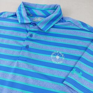 Under Armour Myrtle Beach Large Mens Polo Shirt Loose Heatgear 24x28 Golf